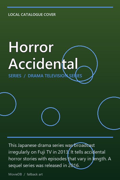 Horror Accidental poster