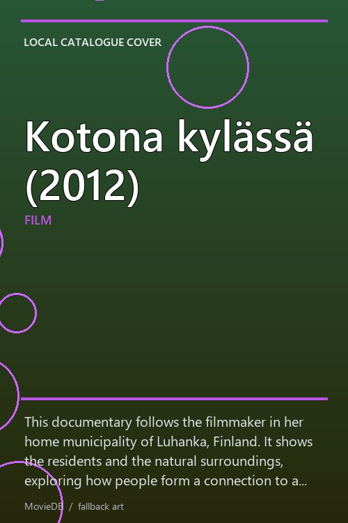 Kotona kylässä (2012) poster