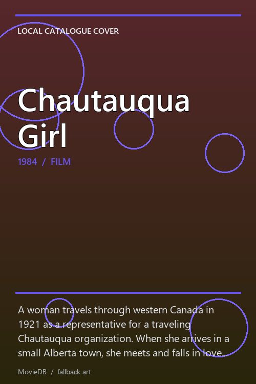 Chautauqua Girl poster
