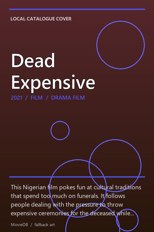 Dead Expensive poster