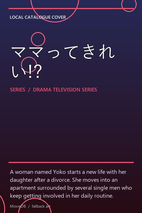 ママってきれい!? poster