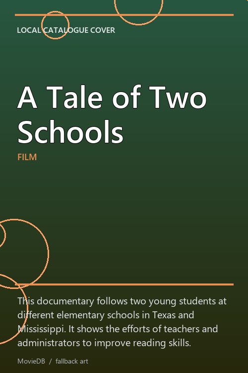 A Tale of Two Schools poster