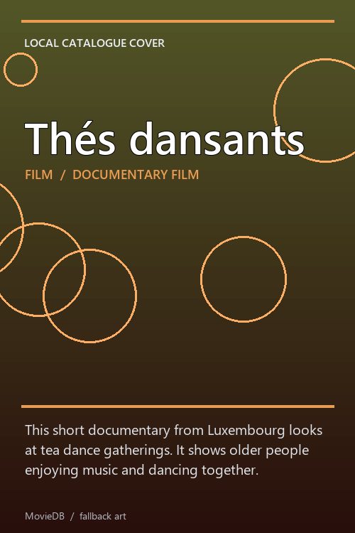 Thés dansants poster