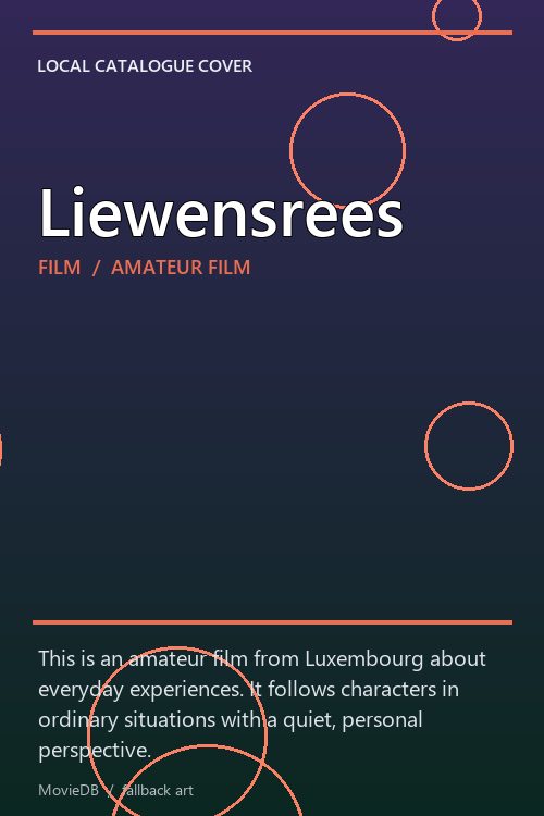 Liewensrees poster