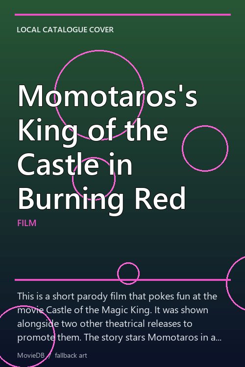Momotaros's King of the Castle in Burning Red poster