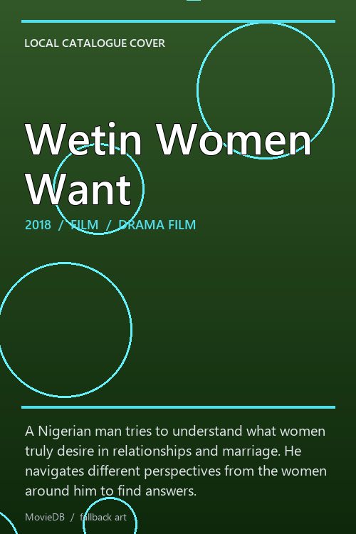 Wetin Women Want poster