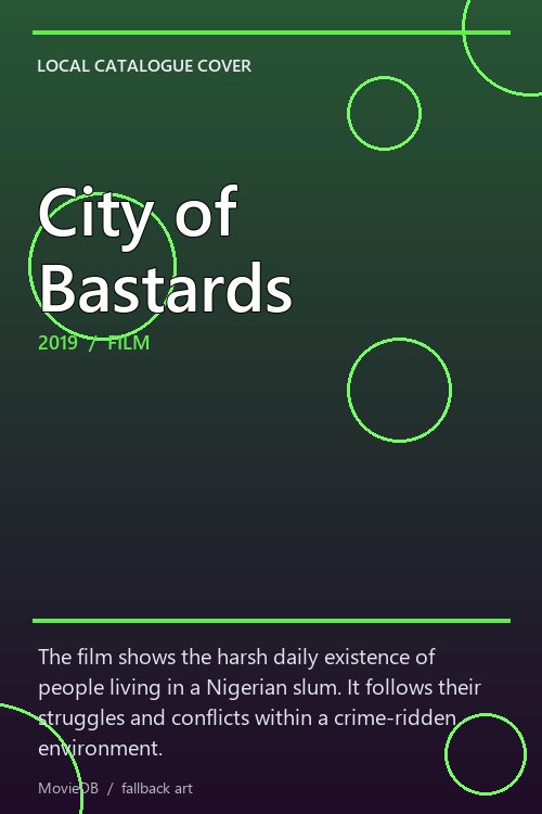 City of Bastards poster