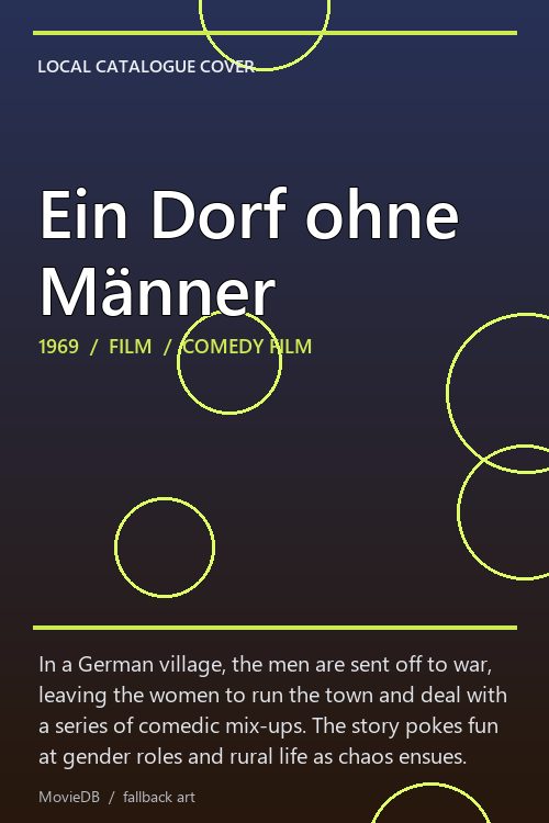 Ein Dorf ohne Männer poster