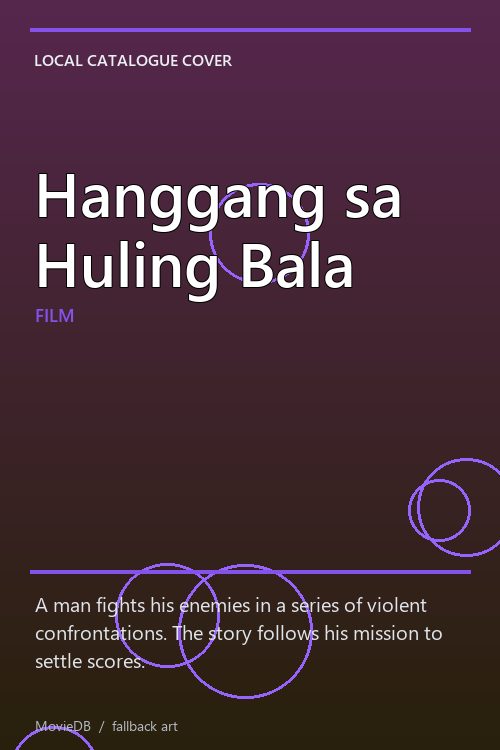Hanggang sa Huling Bala poster