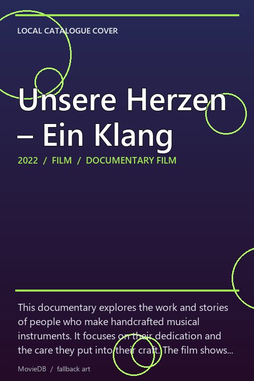 Unsere Herzen – Ein Klang poster