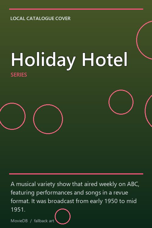 Holiday Hotel poster