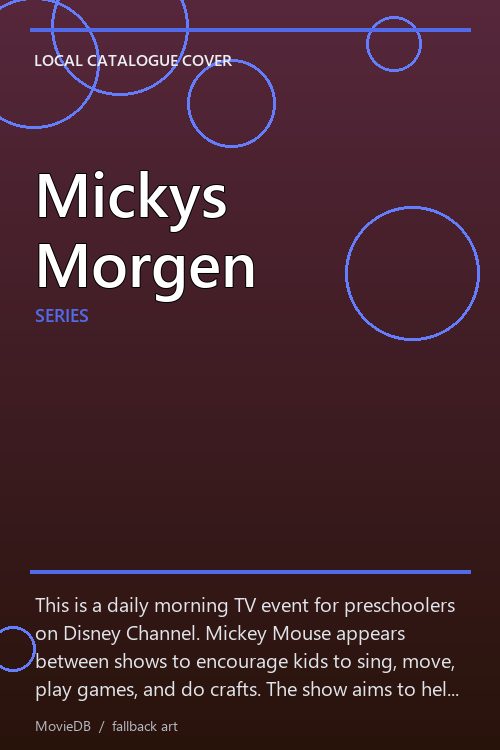 Mickys Morgen poster