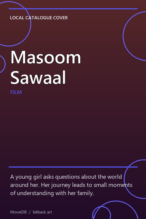 Masoom Sawaal poster