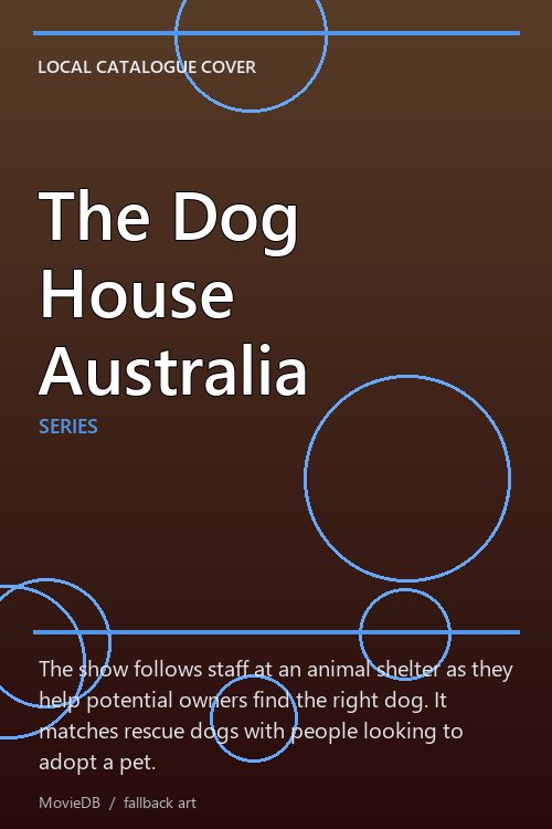 The Dog House Australia poster