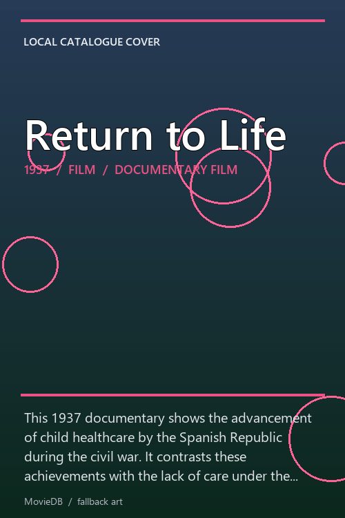 Return to Life poster