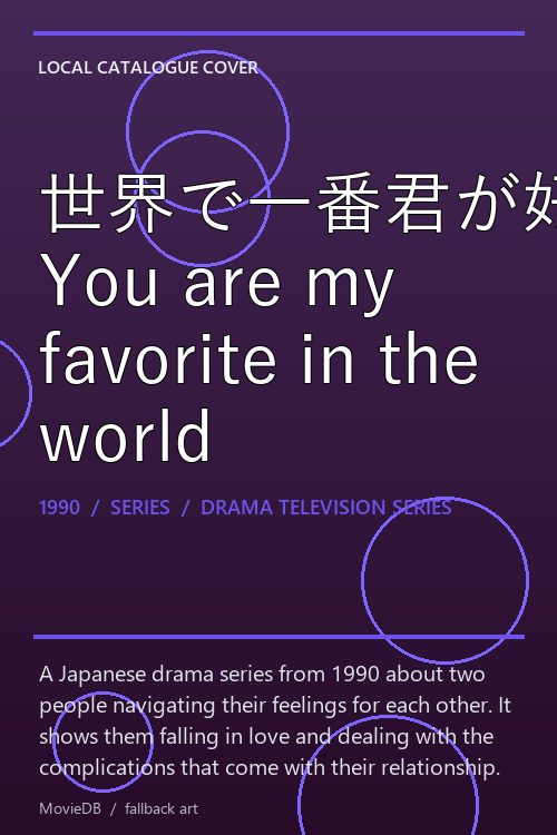 世界で一番君が好き! You are my favorite in the world poster