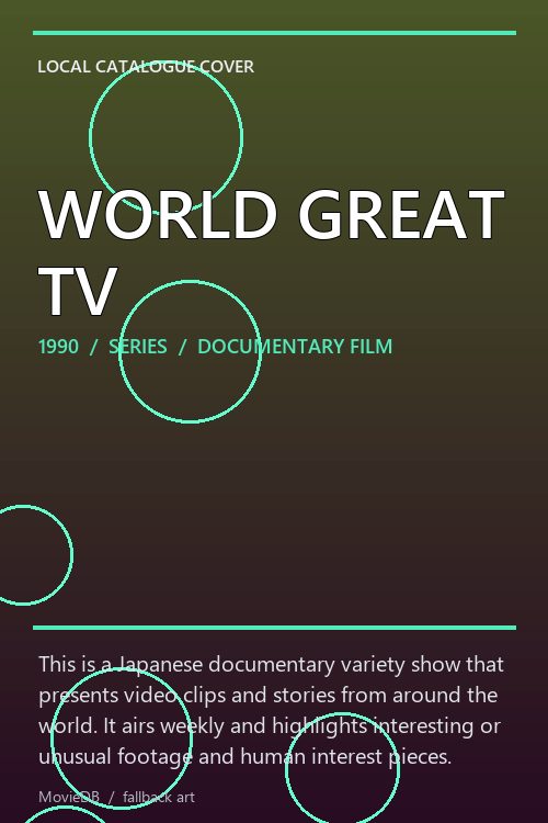 WORLD GREAT TV poster
