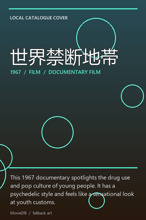 世界禁断地帯 poster