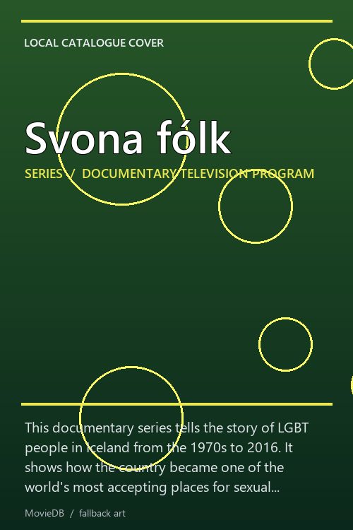 Svona fólk poster