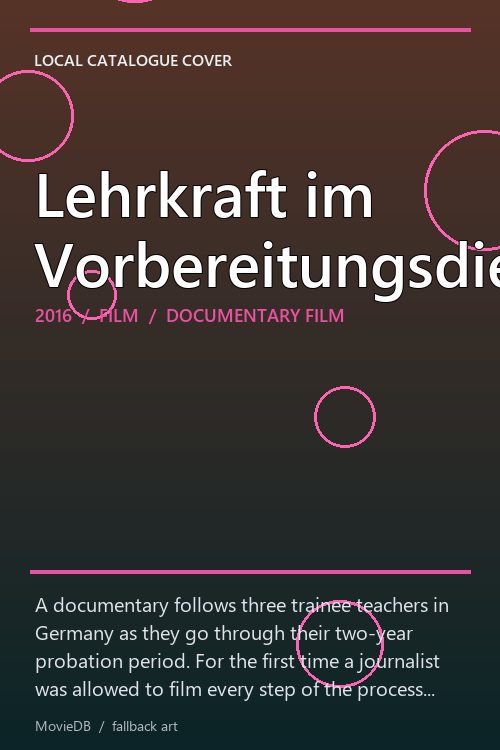 Lehrkraft im Vorbereitungsdienst poster
