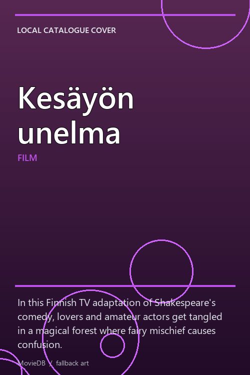Kesäyön unelma poster