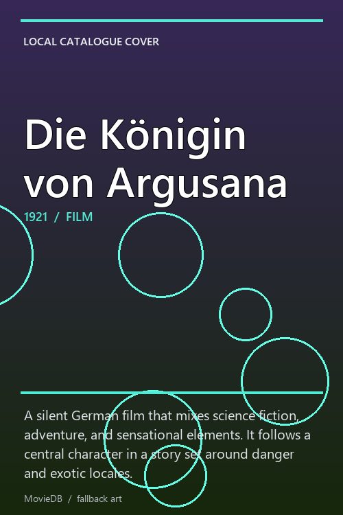 Die Königin von Argusana poster