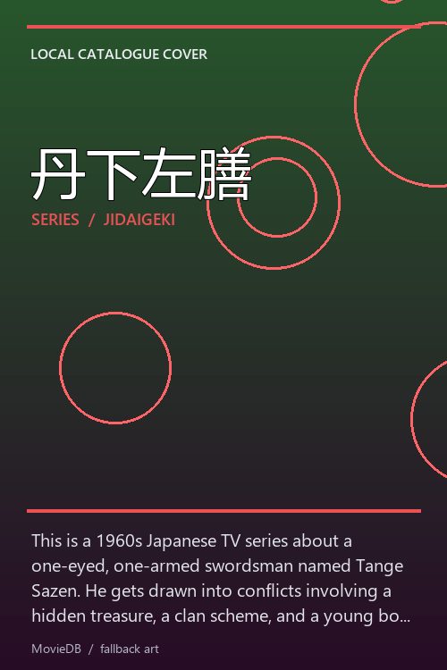 丹下左膳 poster