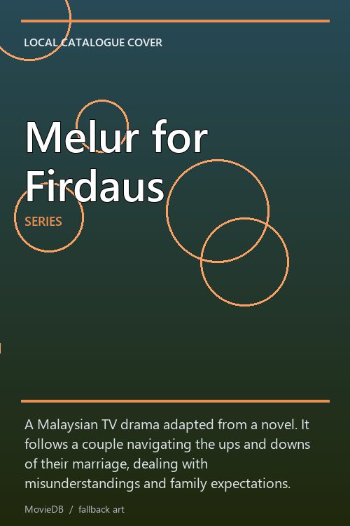 Melur for Firdaus poster
