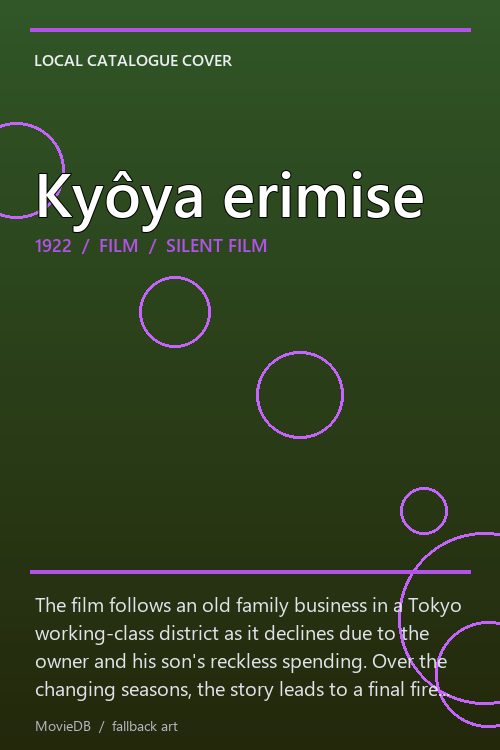 Kyôya erimise poster