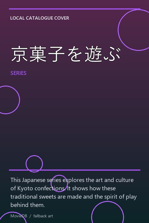 京菓子を遊ぶ poster