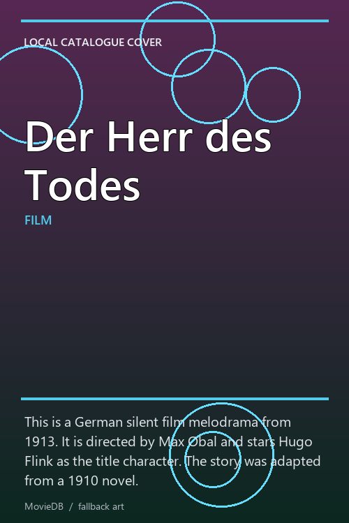 Der Herr des Todes poster