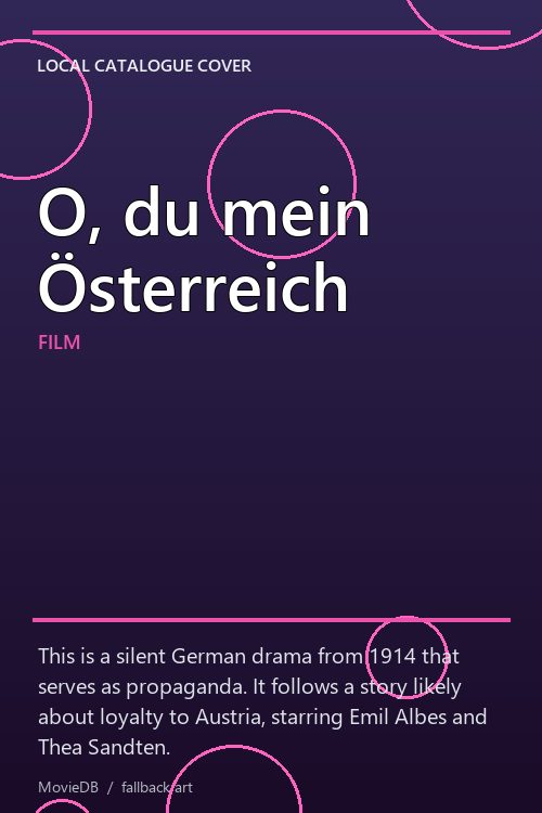 O, du mein Österreich poster