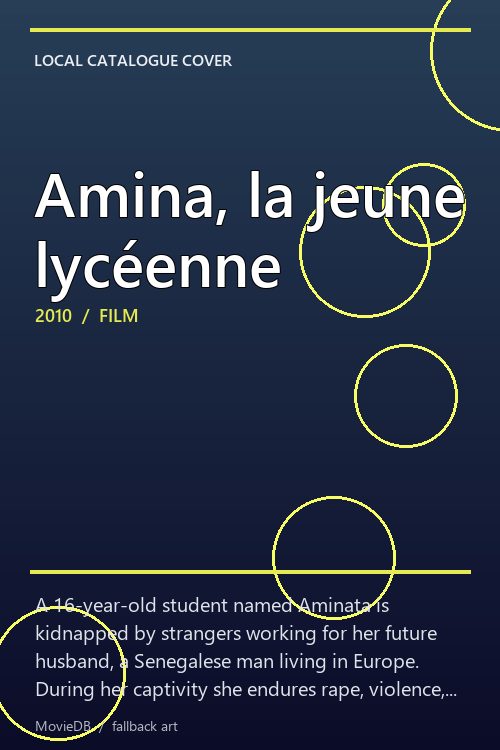 Amina, la jeune lycéenne poster