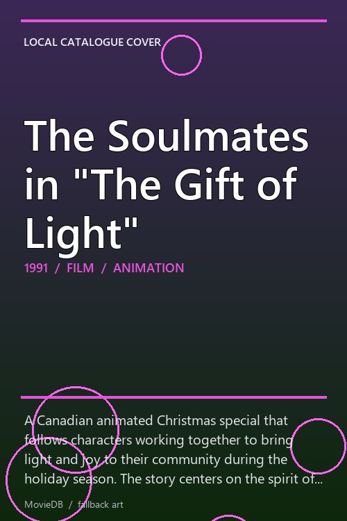 The Soulmates in "The Gift of Light" poster