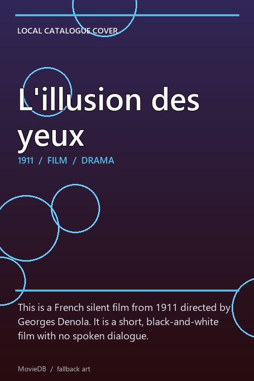 L'illusion des yeux poster