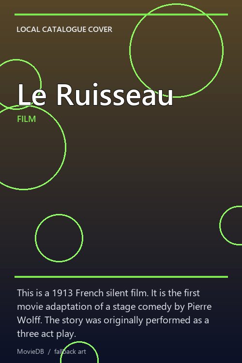 Le Ruisseau poster