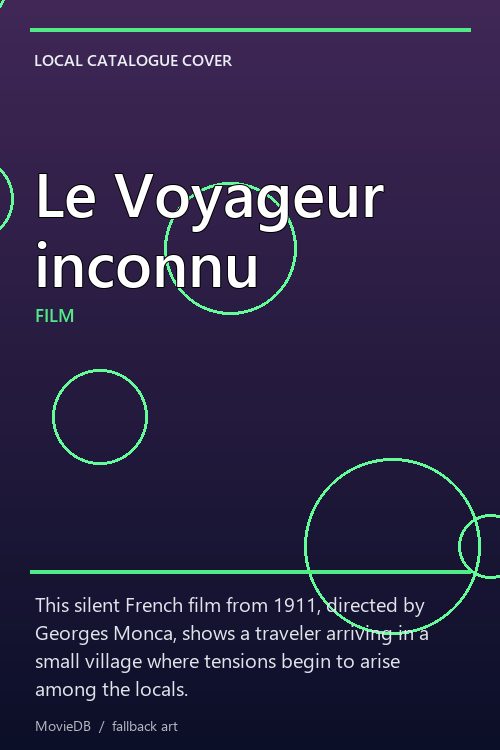 Le Voyageur inconnu poster