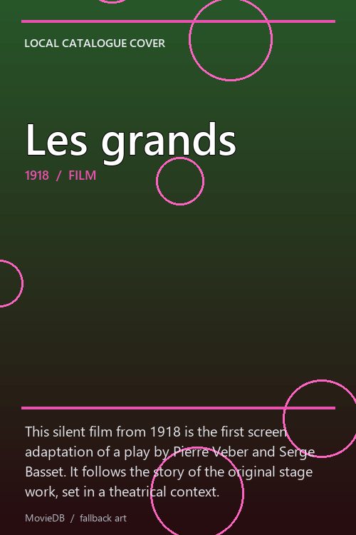 Les grands poster