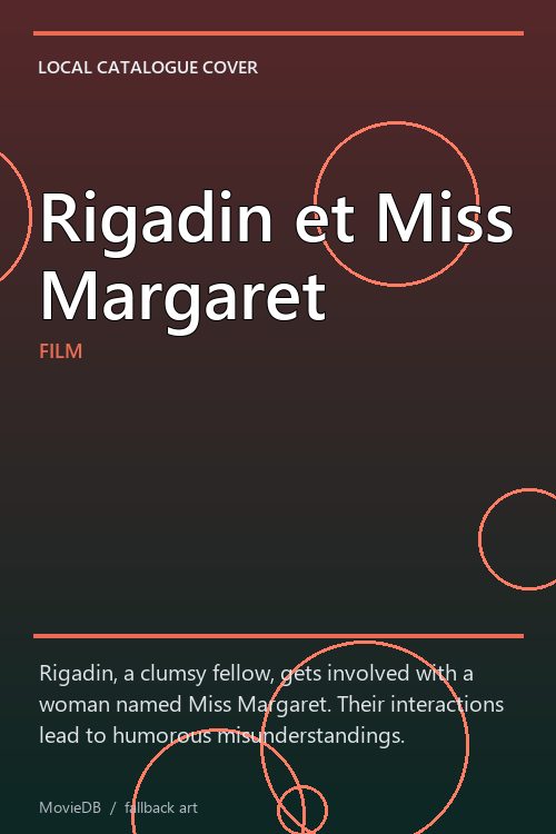 Rigadin et Miss Margaret poster