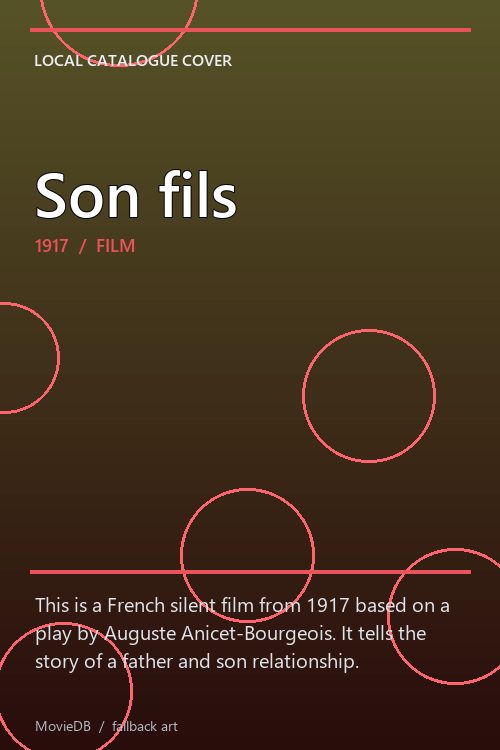 Son fils poster