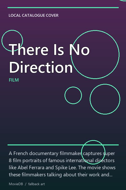 There Is No Direction poster
