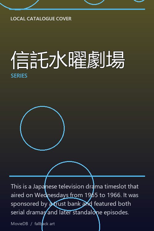信託水曜劇場 poster