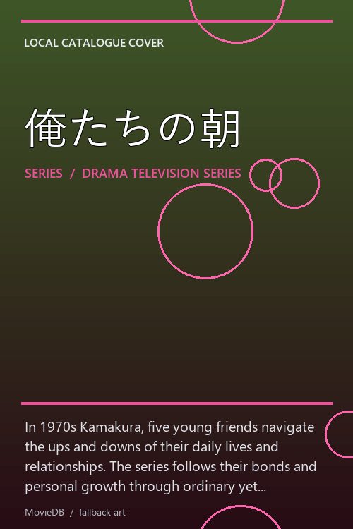 俺たちの朝 poster