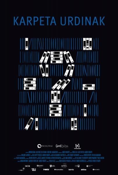 Karpeta urdinak poster