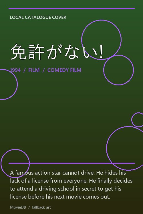 免許がない! poster