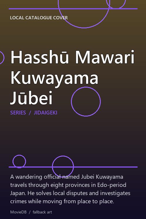 Hasshū Mawari Kuwayama Jūbei poster