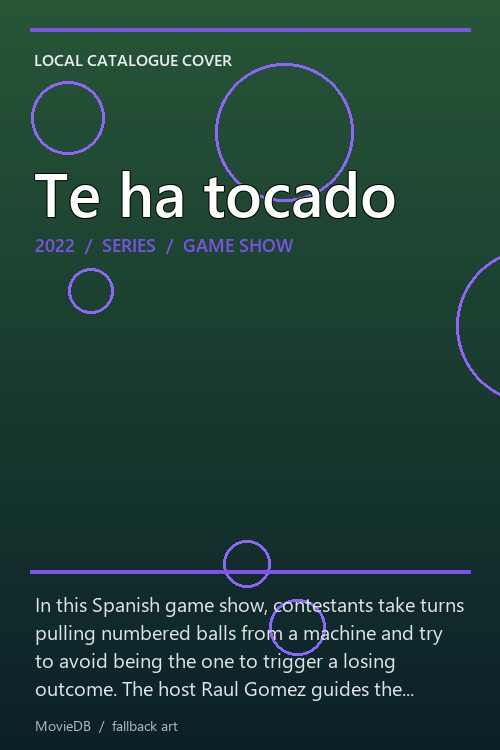 Te ha tocado poster