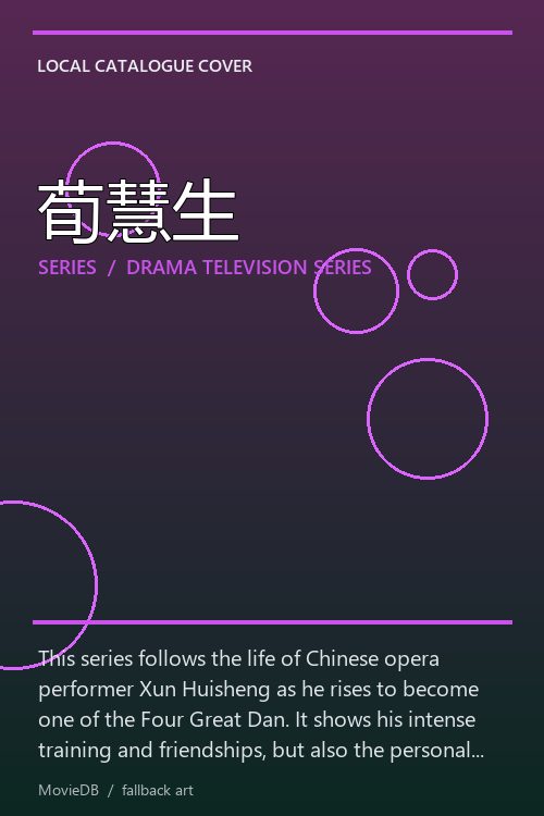 荀慧生 poster