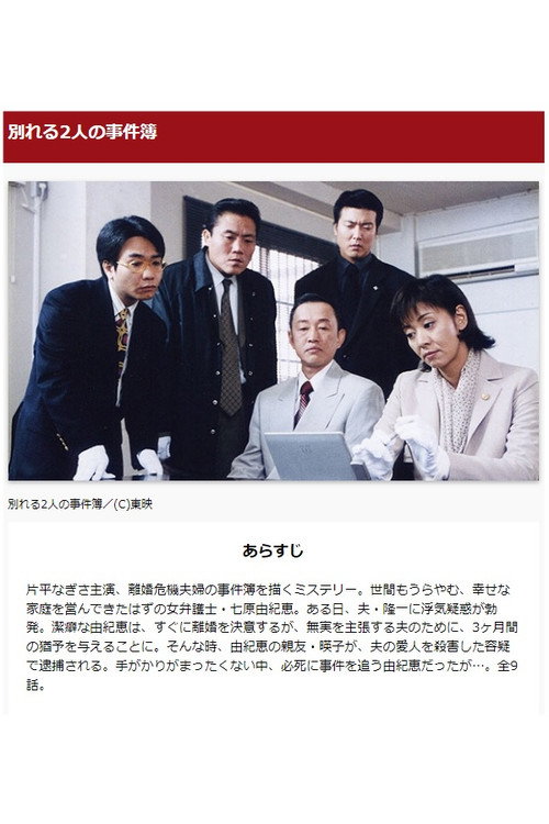 別れる2人の事件簿 poster