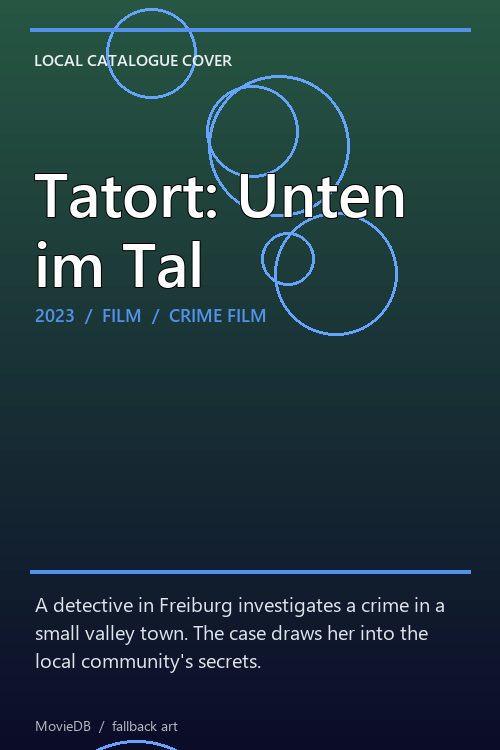 Tatort: Unten im Tal poster